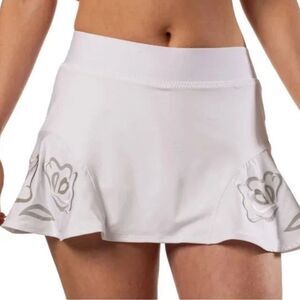 STELLA MCCARTNEY x ADIDAS Kirt   Woman athletic White Floral details Size Small